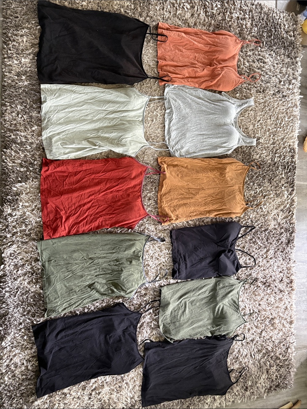 Lot/11 bra tops camisoles tank tops shelf bra removable pads